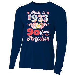 Flower Floral Made In 1933 90 Years Of Perfection Cooling Performance Long Sleeve Crew