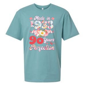 Flower Floral Made In 1933 90 Years Of Perfection Sueded Cloud Jersey T-Shirt