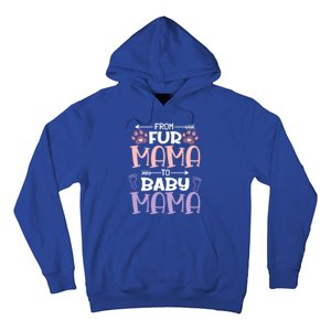 From Fur Mama To Mama Design Mom To Be Gift Hoodie