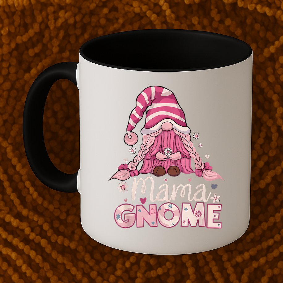 Flower For Mom Gnomies Cute Gnome Mom Happy Mother's Day Mug