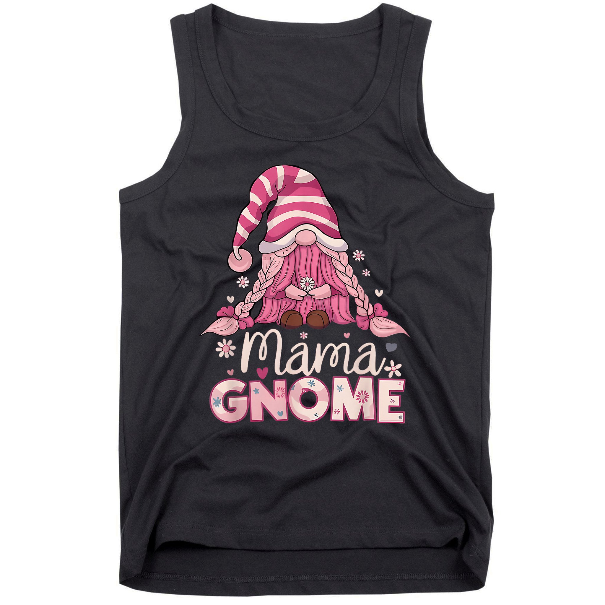 Flower For Mom Gnomies Cute Gnome Mom Happy Mother's Day Tank Top