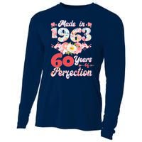 Flower Floral Made In 1963 60 Years Of Perfection Cooling Performance Long Sleeve Crew