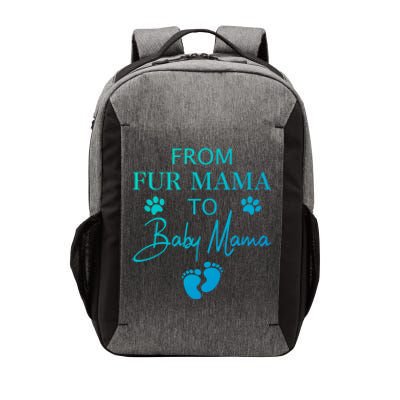 From Fur Mama To Mama Dog Cat Owner New Mom Pregnant Gift Vector Backpack