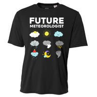 Funny Future Meteorologist Art For Weatherman Cooling Performance Crew T-Shirt