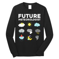 Funny Future Meteorologist Art For Weatherman Long Sleeve Shirt