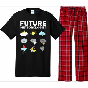 Funny Future Meteorologist Art For Weatherman Pajama Set