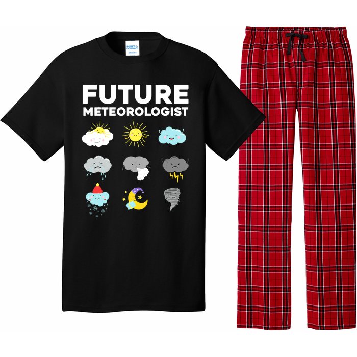 Funny Future Meteorologist Art For Weatherman Pajama Set