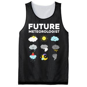 Funny Future Meteorologist Art For Weatherman Mesh Reversible Basketball Jersey Tank