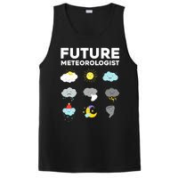 Funny Future Meteorologist Art For Weatherman PosiCharge Competitor Tank