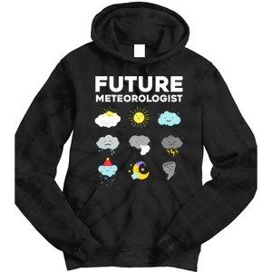 Funny Future Meteorologist Art For Weatherman Tie Dye Hoodie