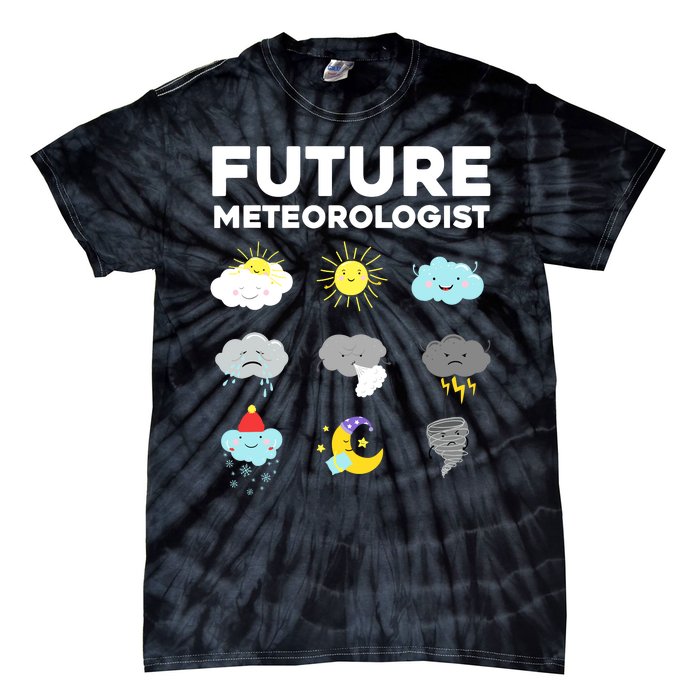 Funny Future Meteorologist Art For Weatherman Tie-Dye T-Shirt