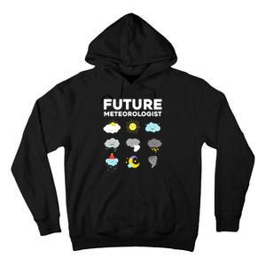 Funny Future Meteorologist Art For Weatherman Tall Hoodie