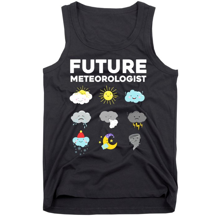 Funny Future Meteorologist Art For Weatherman Tank Top