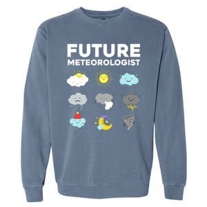 Funny Future Meteorologist Art For Weatherman Garment-Dyed Sweatshirt