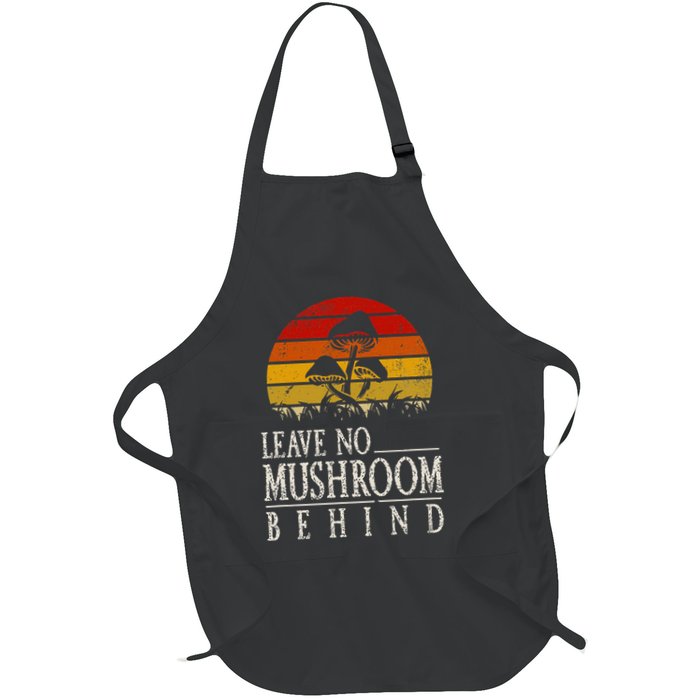 Funny Foraging Morels Fungi Mushroom Picker Mushroom Hunter Full-Length Apron With Pockets