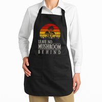 Funny Foraging Morels Fungi Mushroom Picker Mushroom Hunter Full-Length Apron With Pockets