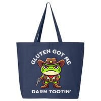 Funny Frog Meme Gluten Got Me Darn Tootin Gluten Free Diet 25L Jumbo Tote