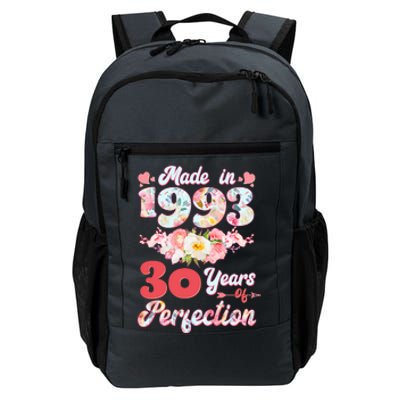 Flower Floral Made In 1993 30 Years Of Perfection Daily Commute Backpack