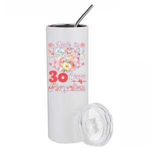 Flower Floral Made In 1993 30 Years Of Perfection Stainless Steel Tumbler