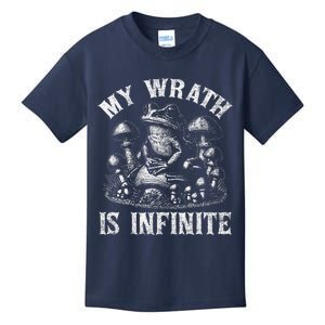 Funny Frog Meme My Wrath Is Infinite Frog Pond Kids T-Shirt