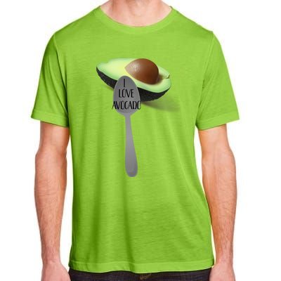 Funny Feed Me Avocado Spoon Food Meaningful Gift Adult ChromaSoft Performance T-Shirt