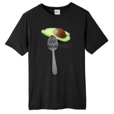 Funny Feed Me Avocado Spoon Food Meaningful Gift Tall Fusion ChromaSoft Performance T-Shirt