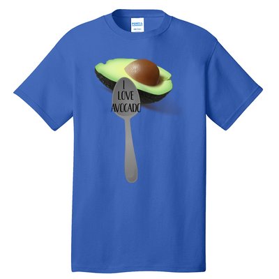 Funny Feed Me Avocado Spoon Food Meaningful Gift Tall T-Shirt