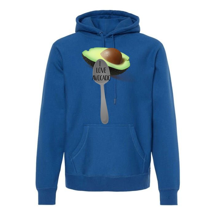 Funny Feed Me Avocado Spoon Food Meaningful Gift Premium Hoodie