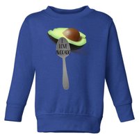 Funny Feed Me Avocado Spoon Food Meaningful Gift Toddler Sweatshirt