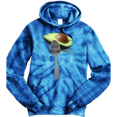 Funny Feed Me Avocado Spoon Food Meaningful Gift Tie Dye Hoodie