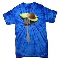 Funny Feed Me Avocado Spoon Food Meaningful Gift Tie-Dye T-Shirt