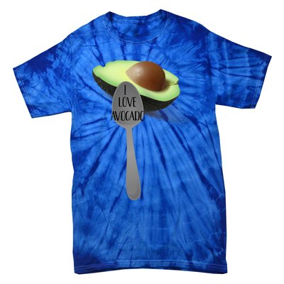 Funny Feed Me Avocado Spoon Food Meaningful Gift Tie-Dye T-Shirt