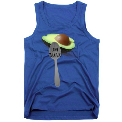 Funny Feed Me Avocado Spoon Food Meaningful Gift Tank Top