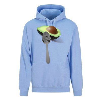 Funny Feed Me Avocado Spoon Food Meaningful Gift Unisex Surf Hoodie