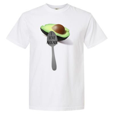 Funny Feed Me Avocado Spoon Food Meaningful Gift Garment-Dyed Heavyweight T-Shirt