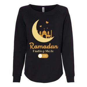 Funny Fasting Mode Ramadan On Cool Islamic Fasting For Womens California Wash Sweatshirt