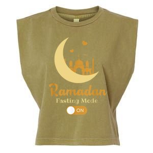 Funny Fasting Mode Ramadan On Cool Islamic Fasting For Garment-Dyed Women's Muscle Tee