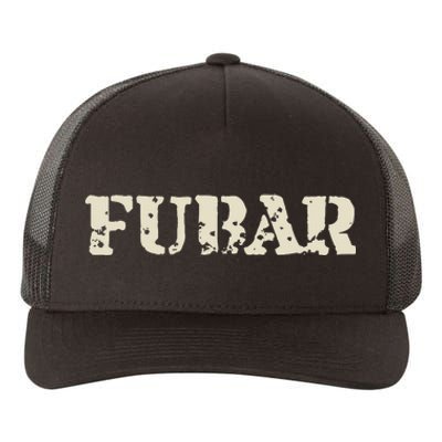 Fubar Funny Military Slang Design Yupoong Adult 5-Panel Trucker Hat