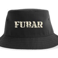 Fubar Funny Military Slang Design Sustainable Bucket Hat