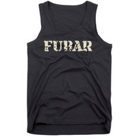 Fubar Funny Military Slang Design Tank Top