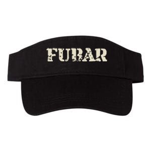 Fubar Funny Military Slang Design Valucap Bio-Washed Visor