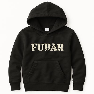 Fubar Funny Military Slang Design Kids Hoodie