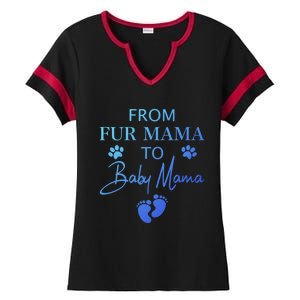 From Fur Mama To Mama Dog Cat Owner New Mom Pregnant Gift Ladies Halftime Notch Neck Tee