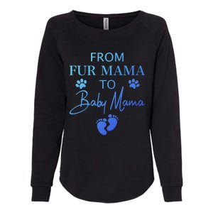 From Fur Mama To Mama Dog Cat Owner New Mom Pregnant Gift Womens California Wash Sweatshirt