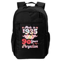 Flower Floral Made In 1935 90 Years Of Perfection Backpack