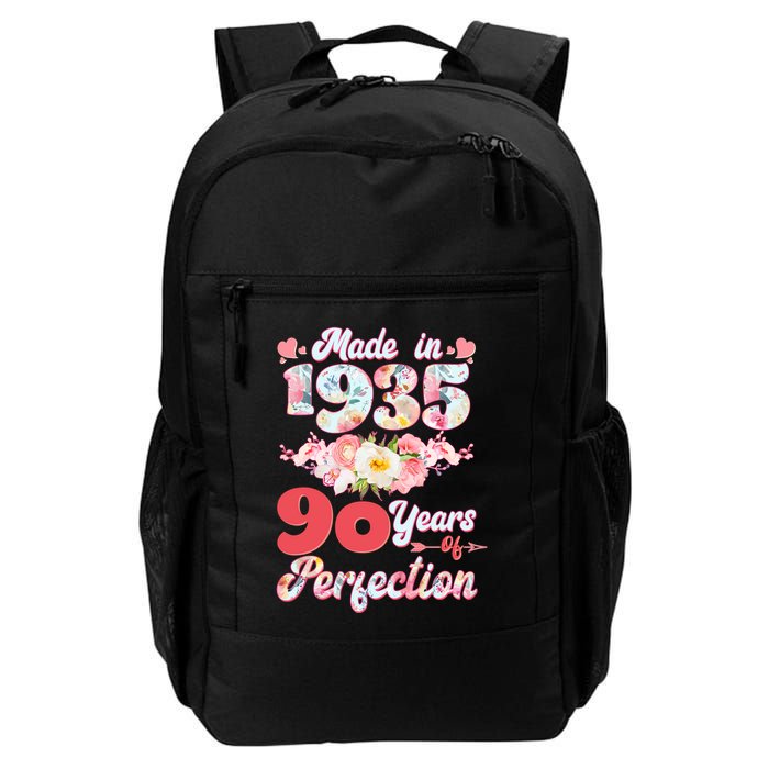 Flower Floral Made In 1935 90 Years Of Perfection Backpack