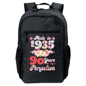 Flower Floral Made In 1935 90 Years Of Perfection Daily Commute Backpack