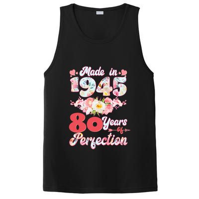 Flower Floral Made In 1945 80 Years Of Perfection PosiCharge Competitor Tank