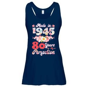 Flower Floral Made In 1945 80 Years Of Perfection Ladies Essential Flowy Tank