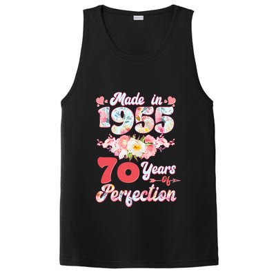 Flower Floral Made In 1955 70 Years Of Perfection PosiCharge Competitor Tank
